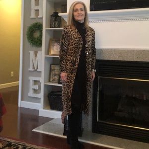 Ellison leopard print duster cardigan
